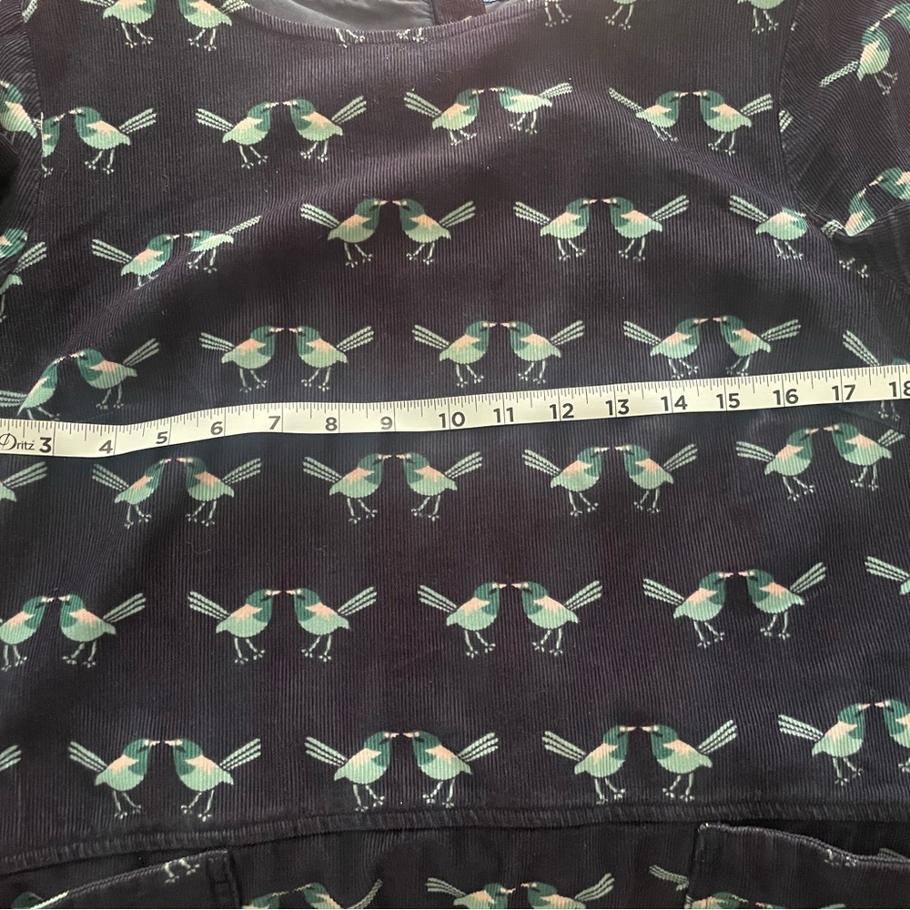 Boden bird patterned bird dress Sz. 10 - Picture 11 of 11